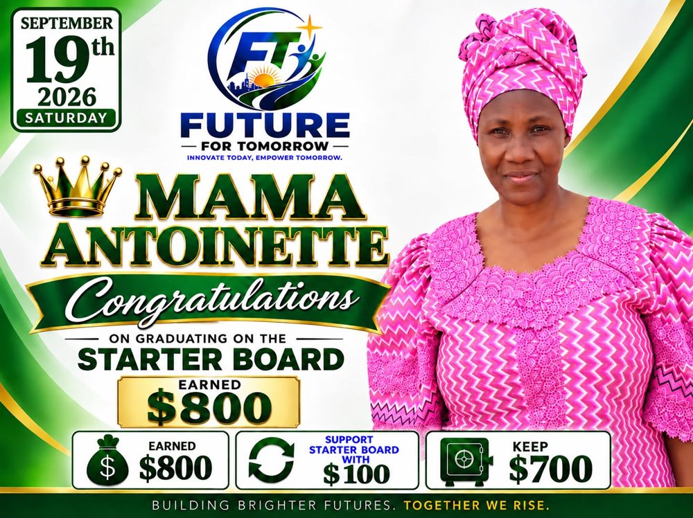 Member-submitted payout story — Mama Antoinette
