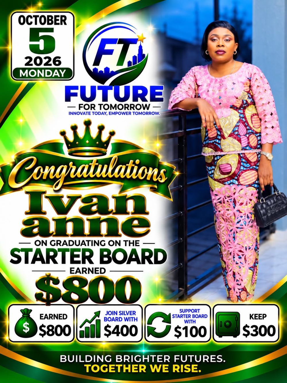 Member-submitted payout story — Ivan Anne