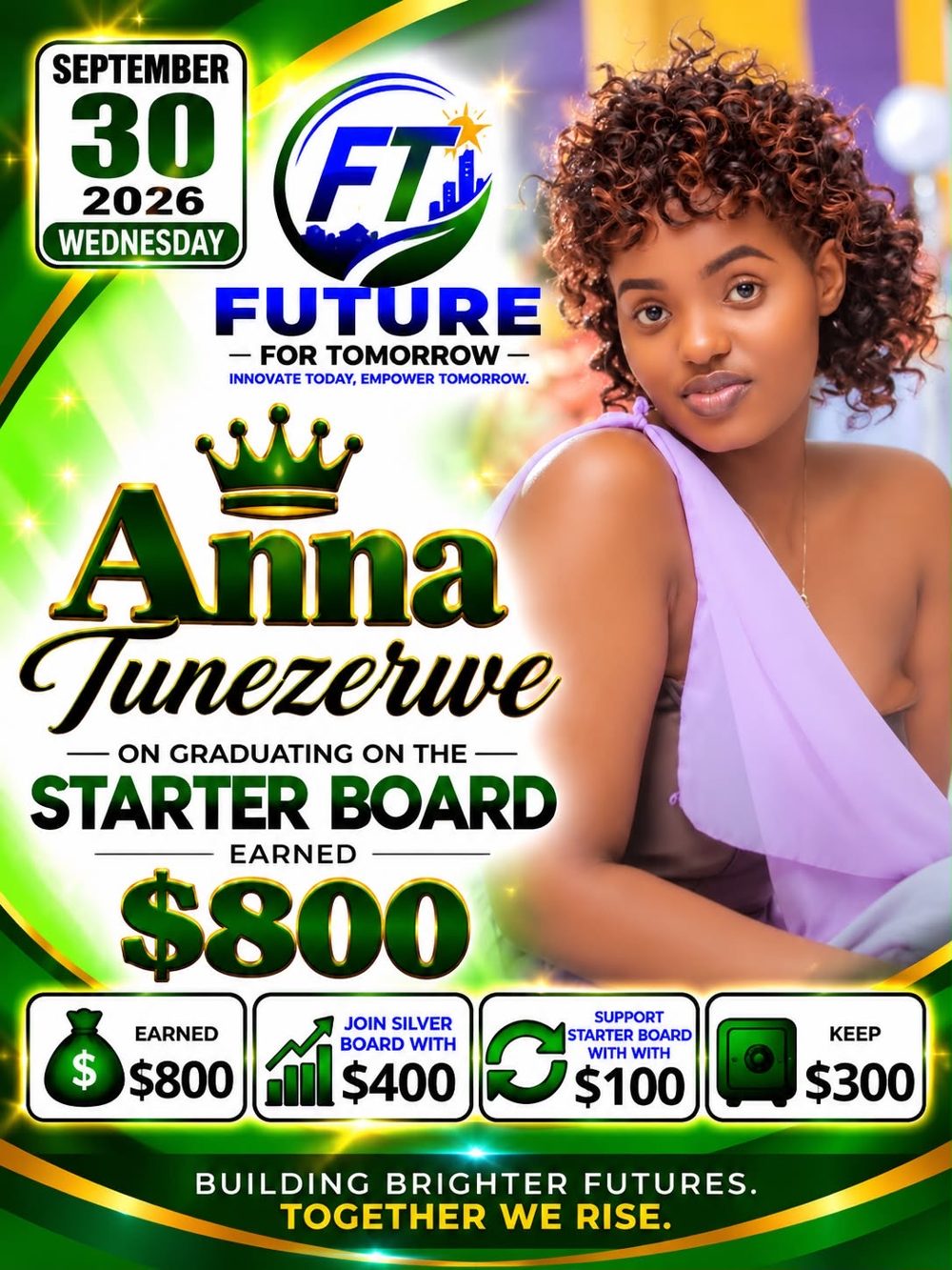 Member-submitted payout story — Anna Junezeruve