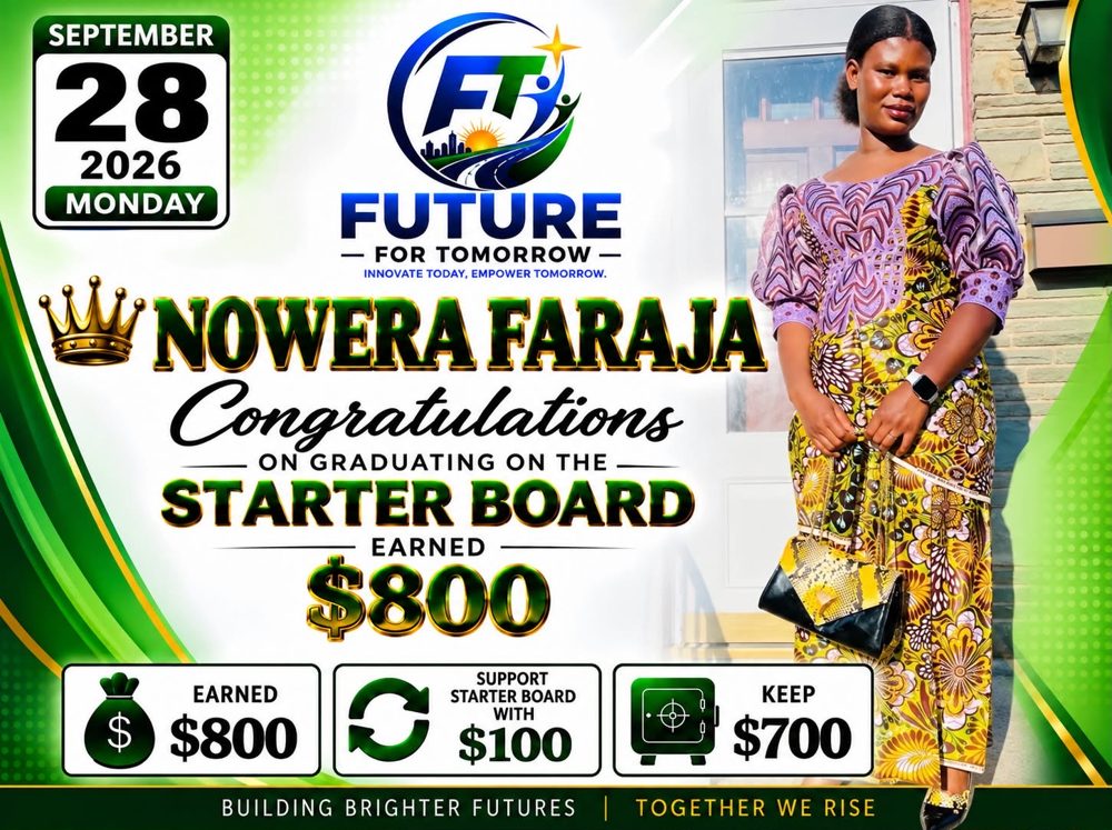 Member-submitted payout story — Nowera Faraja