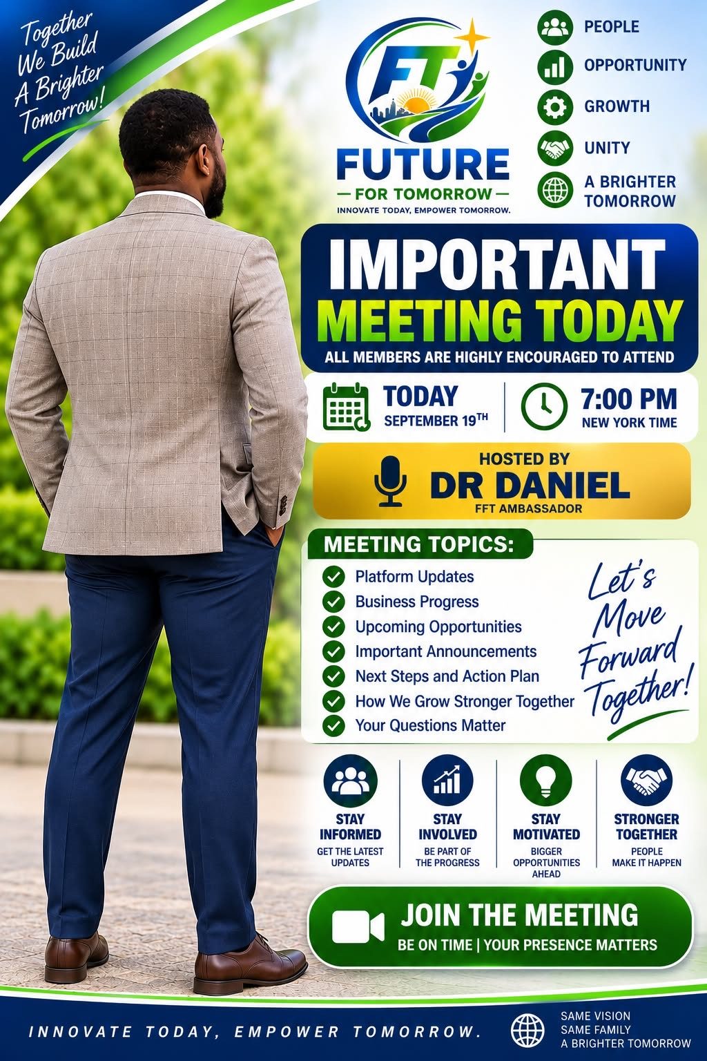 Important meeting announcement