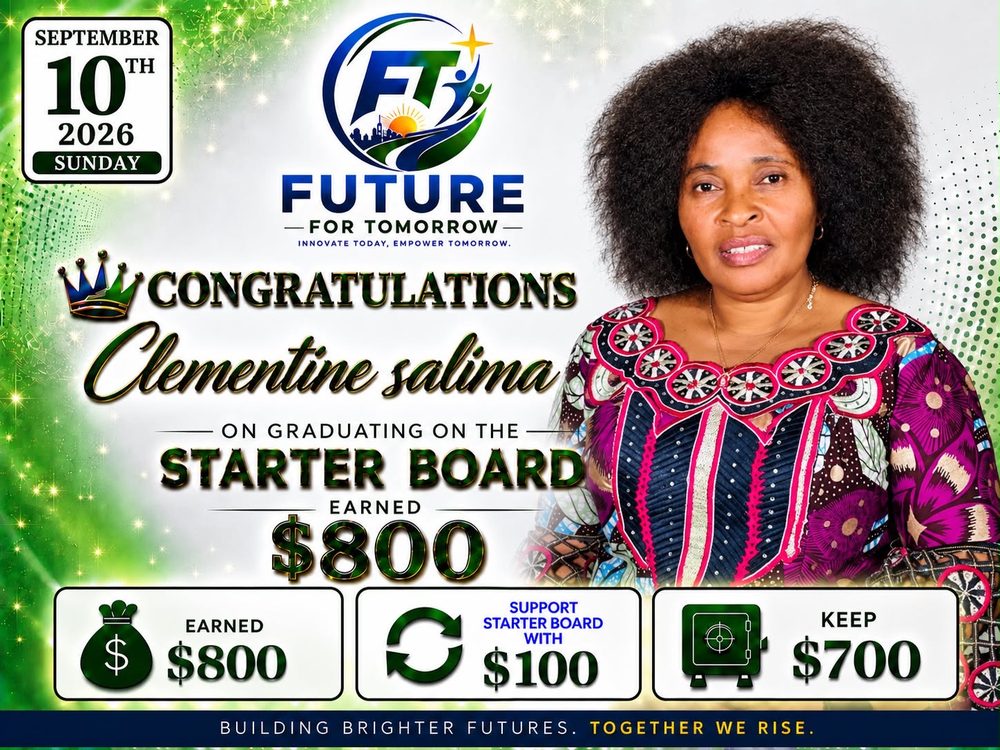 Member-submitted payout story — Clementine Salima