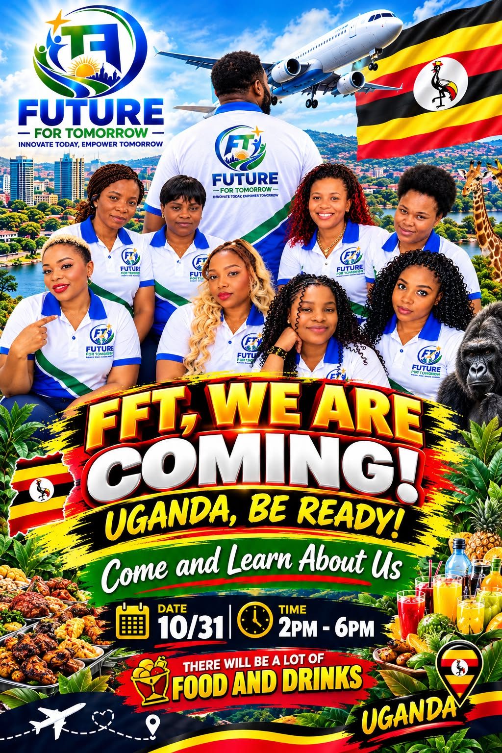 FFT team Kampala event flyer
