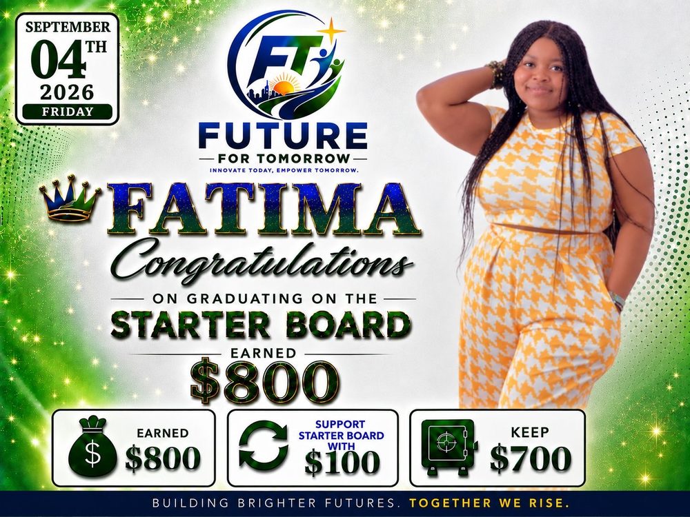 Member-submitted payout story — Fatima